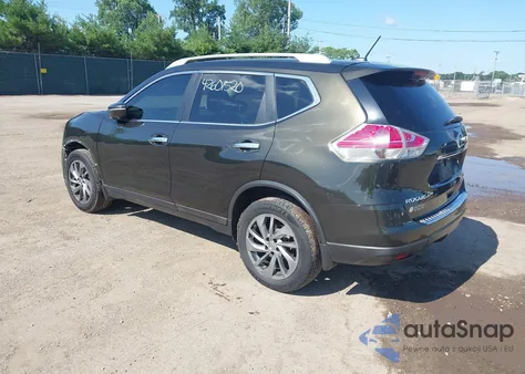 2015 Nissan Rogue Sl из США, поврежденный, VIN 5N1AT2MV0FC829537